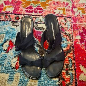 Donald J. Pliner Mesh Strap Heels Sz 8 1/2